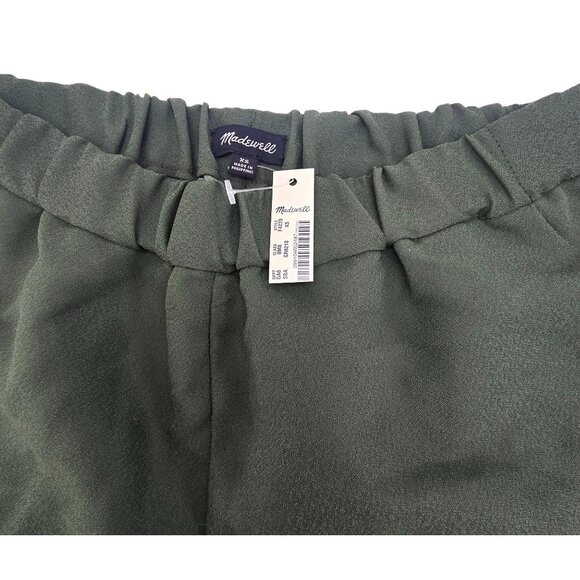 Madewell Womens Scalloped Hem Green Shorts with Pockets Size XS NWT jj3722 - Picture 4 of 7